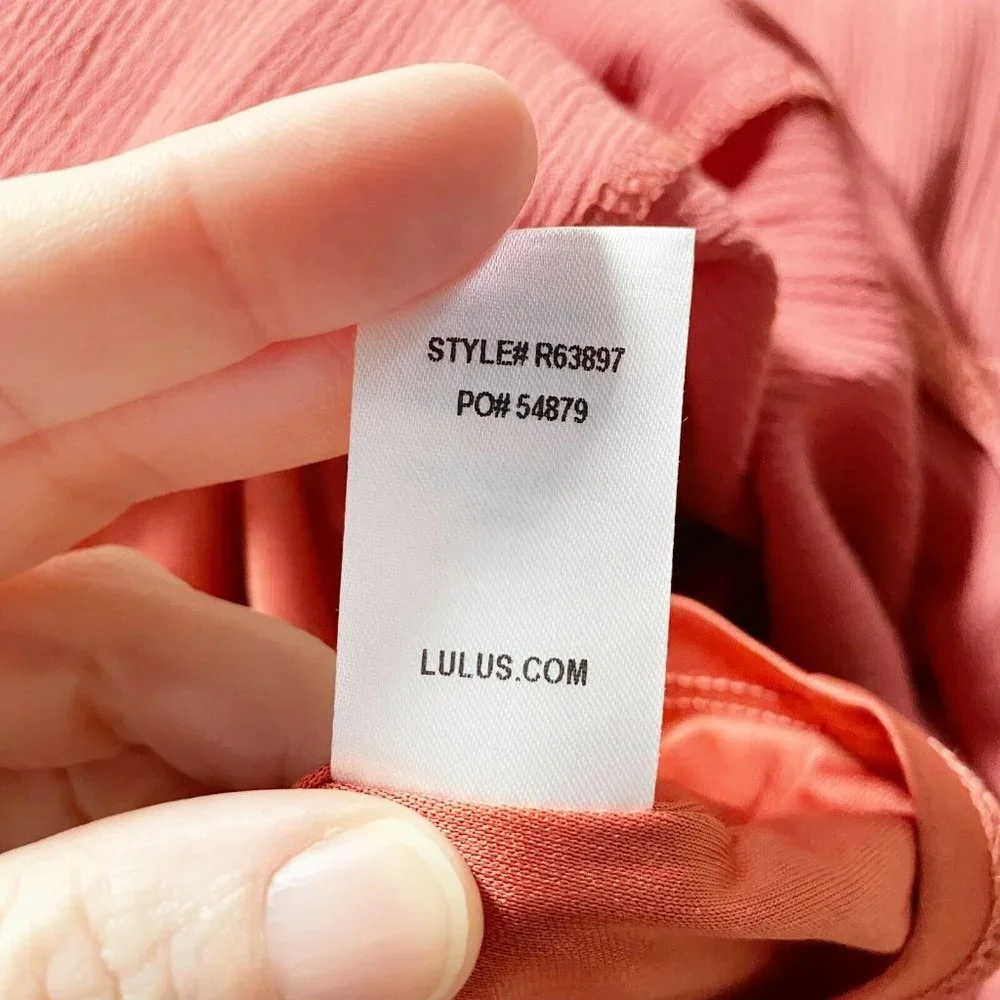 Lulus Womens Lost In Paradise Maxi Dress Medium Pink Strappy Tank R63897 - Picture 7 of 9